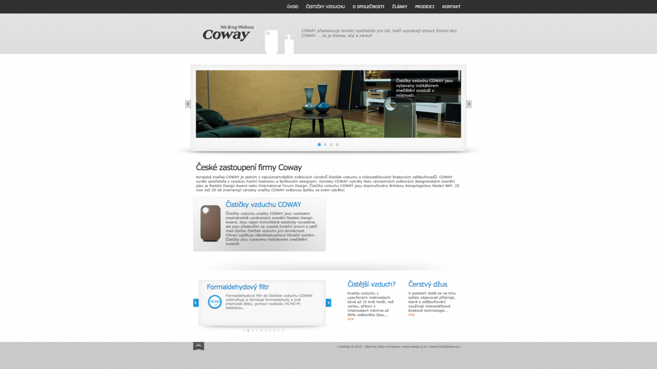 web-coway-cz-cz